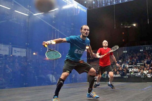 Men Playing Squash