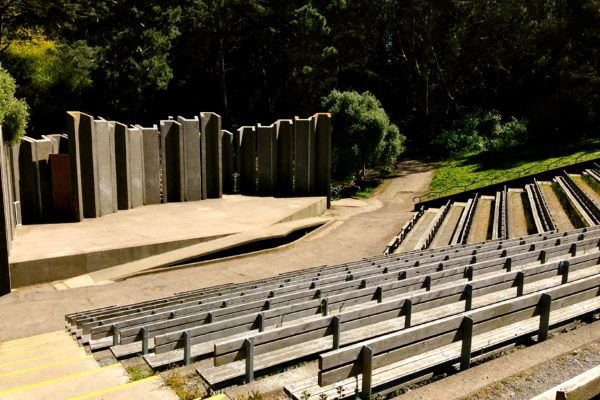 View from northern side of the amphitheatre