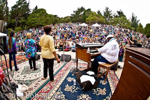 Musicians on the stage