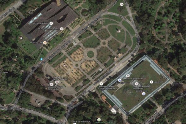 Aerial Map of the Music Concourse