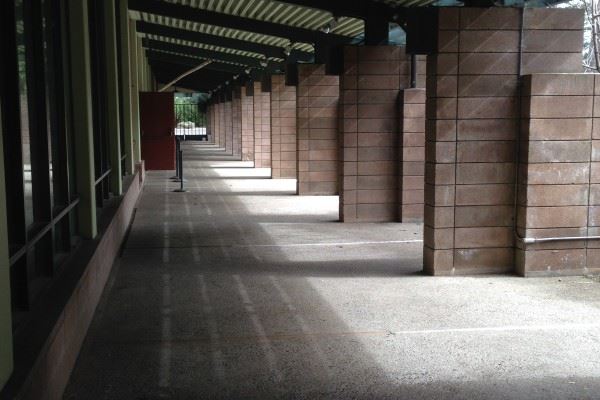 Gallery Courtyard walls