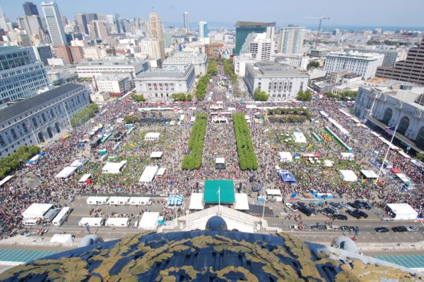 San Francisco Pride Festival at United Nations Plaza