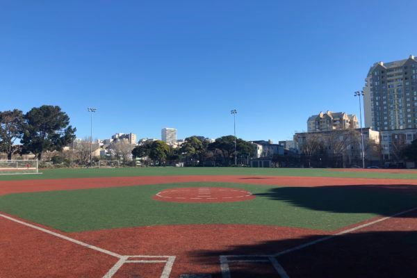 View from Home Plate at Kimbell Diamond Three
