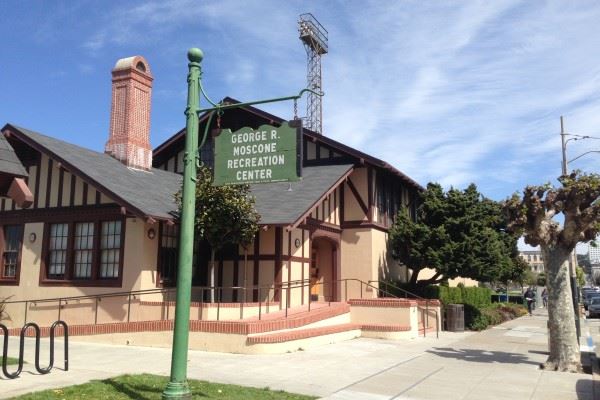 Moscone Recreation Center entrance