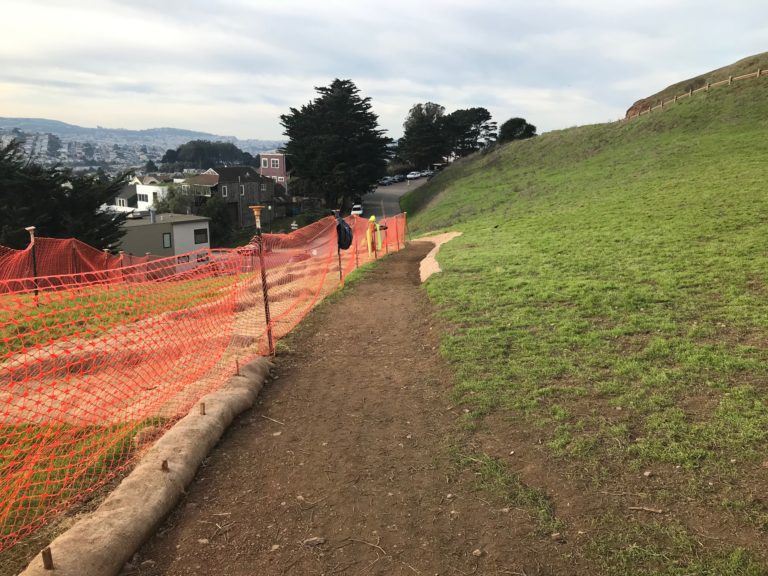 Bernal Heights Trail Construction 1
