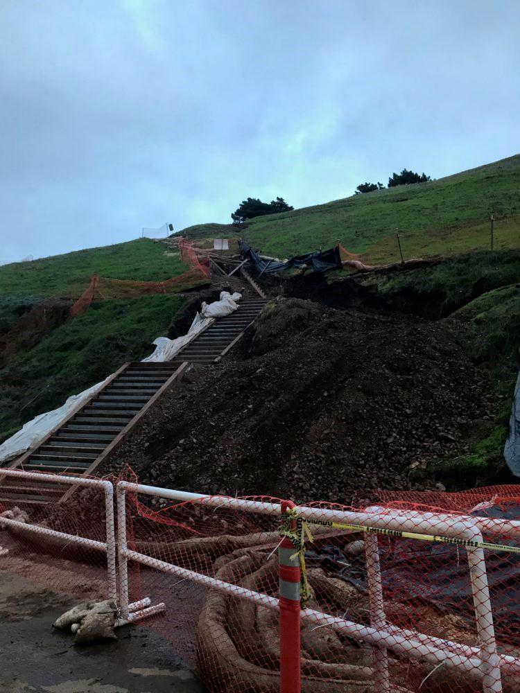 Bernal Heights Trail Construction 1
