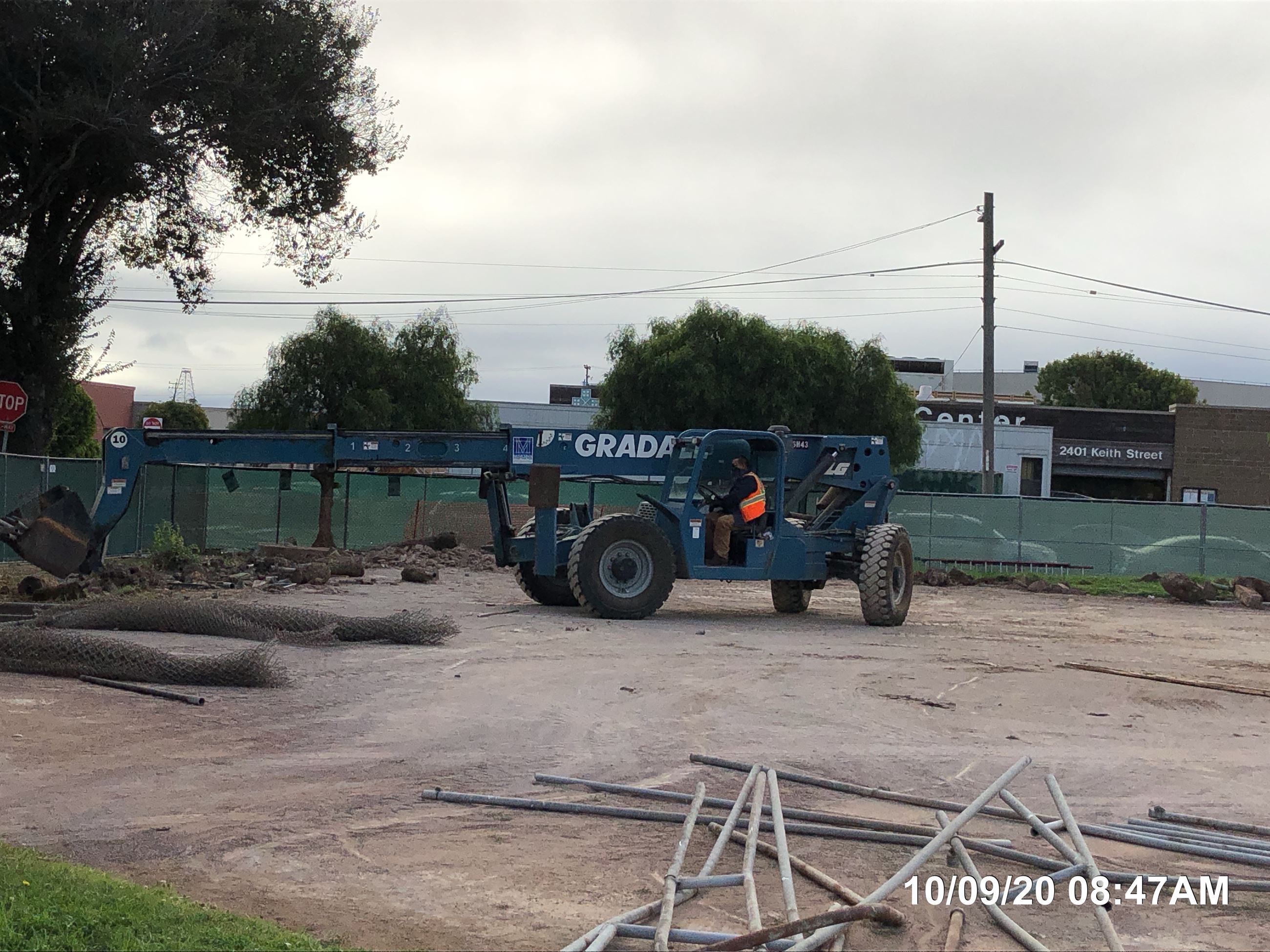 Backstop is now removed from this spot