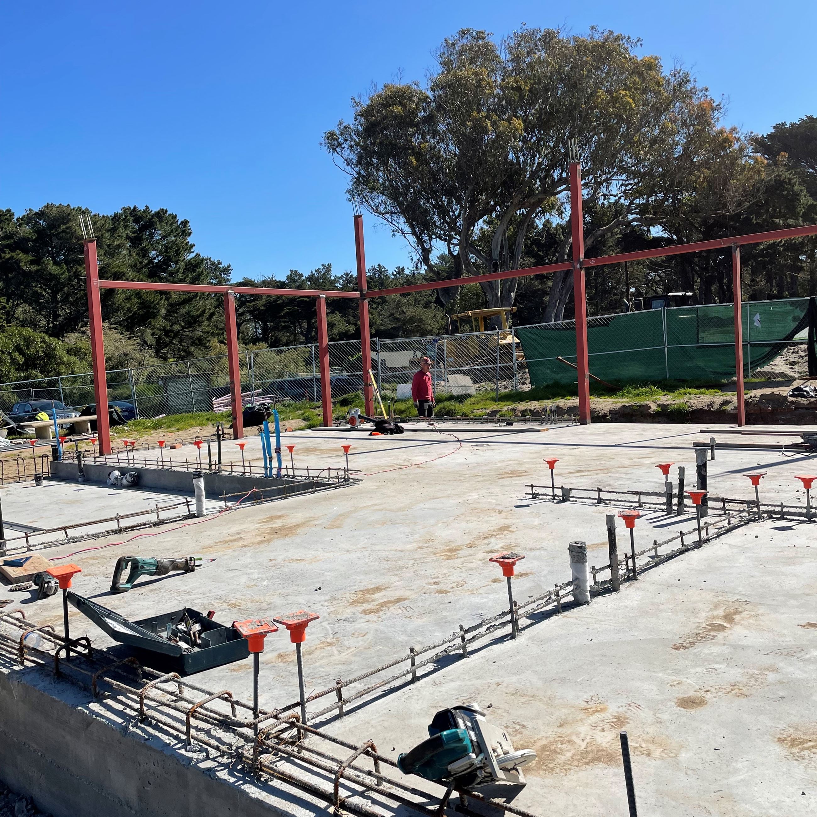 Golden Gate Park Golf Club House in construction 2