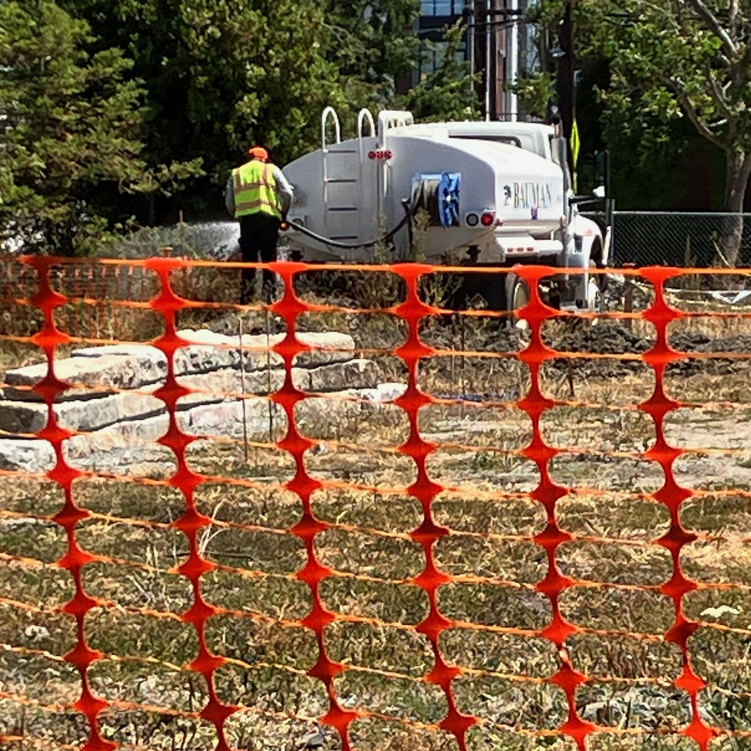 Esprit Park - construction - Watering Truck_July 2023