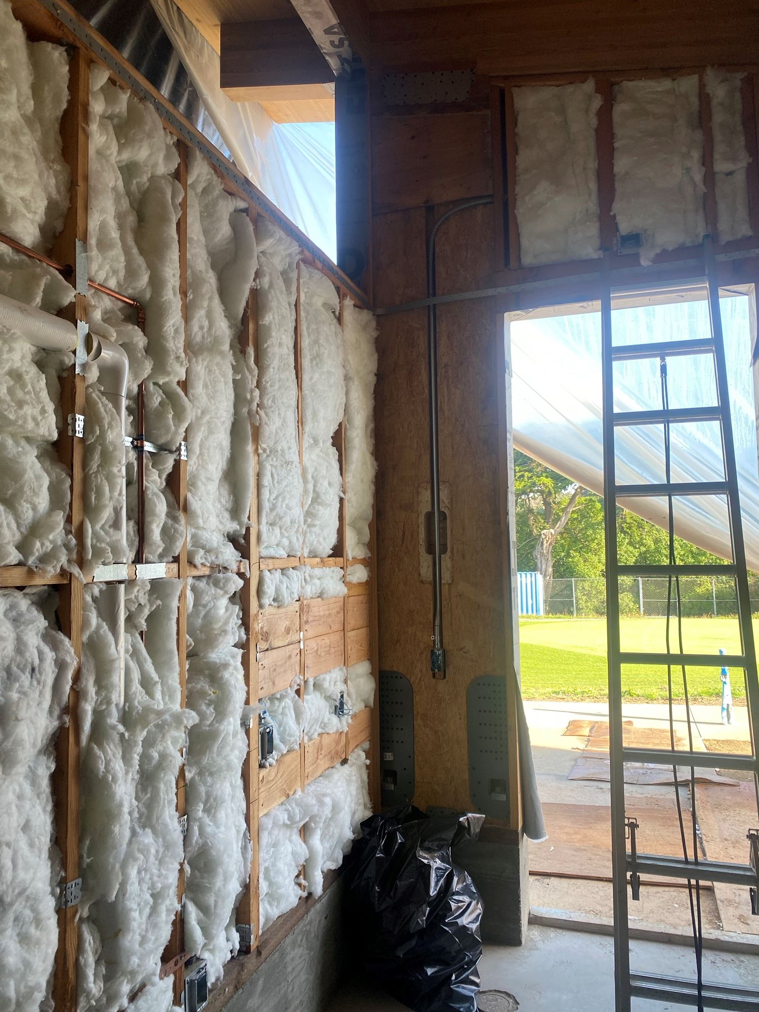 GGP - Golf Course Clubhouse construction - October 2023 - Insulation