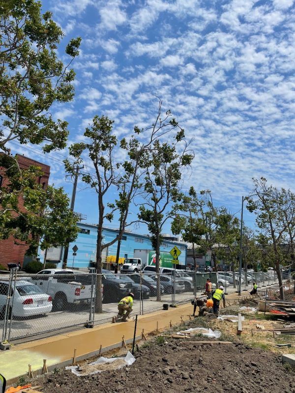 Concrete flat work progress 6.20.24