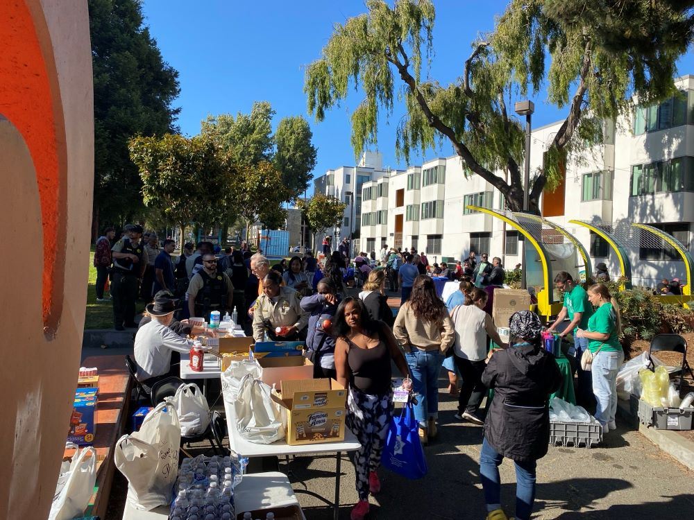 People enjoying events at Buchanan Street Mall August 2024