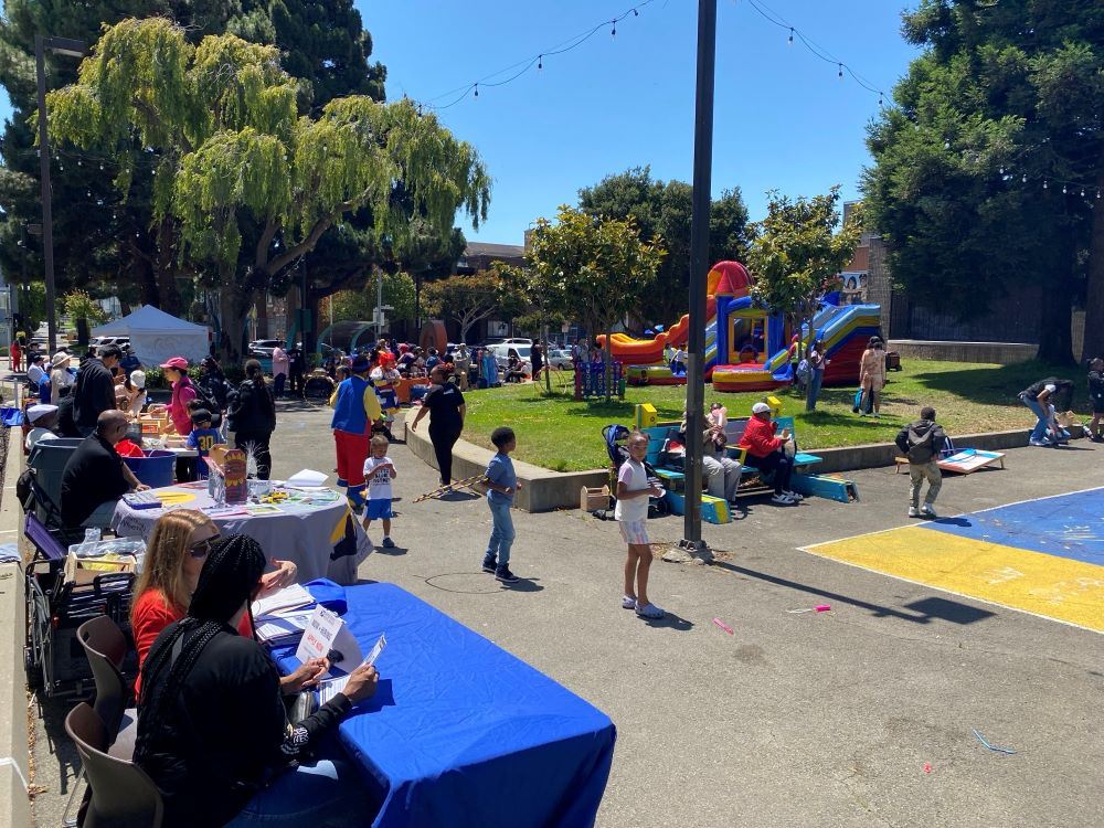 People enjoying events at Buchanan Street Mall August 2024