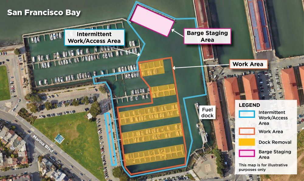 East Harbor Dock Removal Map_20241003