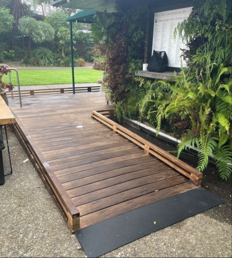 Golden Gate Park Botanical Garden Bookstore construction October 2024 new ramp