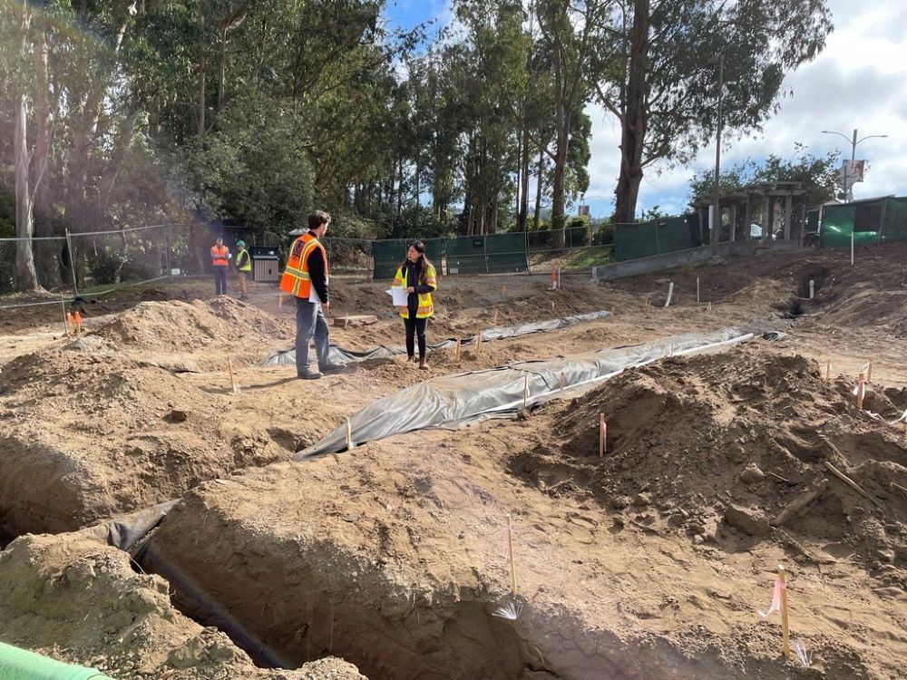 Stern Grove Playground construction October 2024