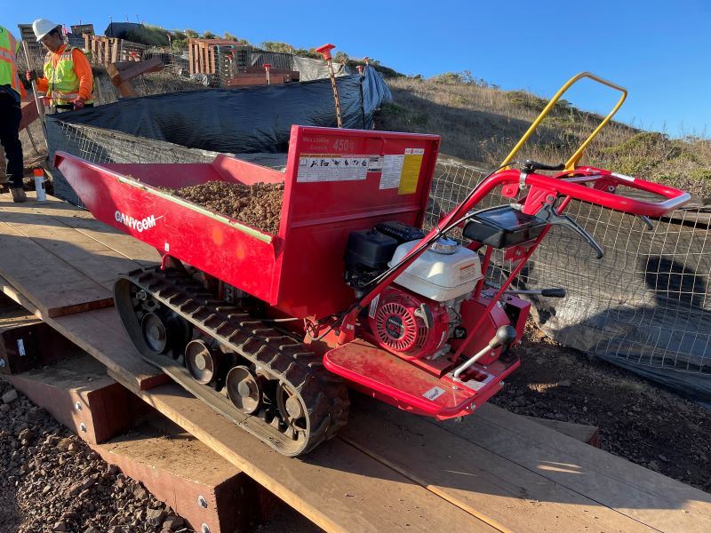 Soil moving equipment