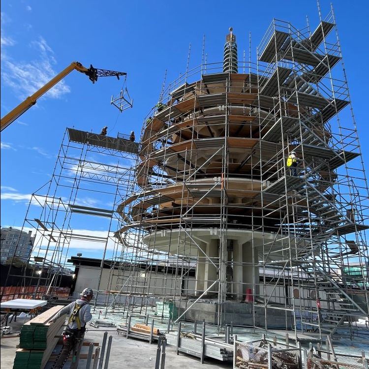 JPP-November 2024 Pagoda scaffold 4th level