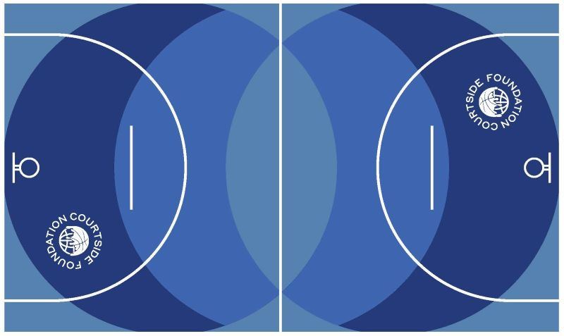 Rendering on Jackson Playground Courtside Foundation court