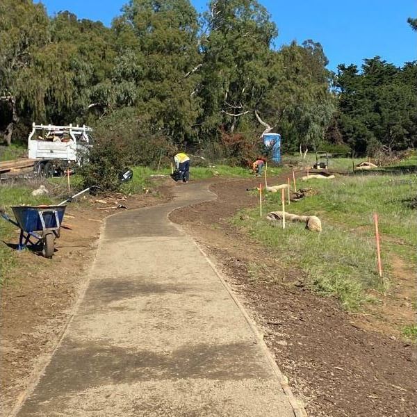 McLaren Trails construction January 2025 (2)