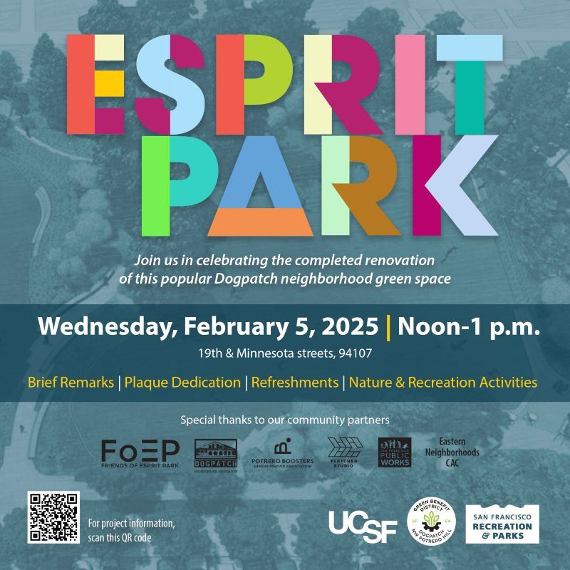 Esprit Park Reopening Feb 2025
