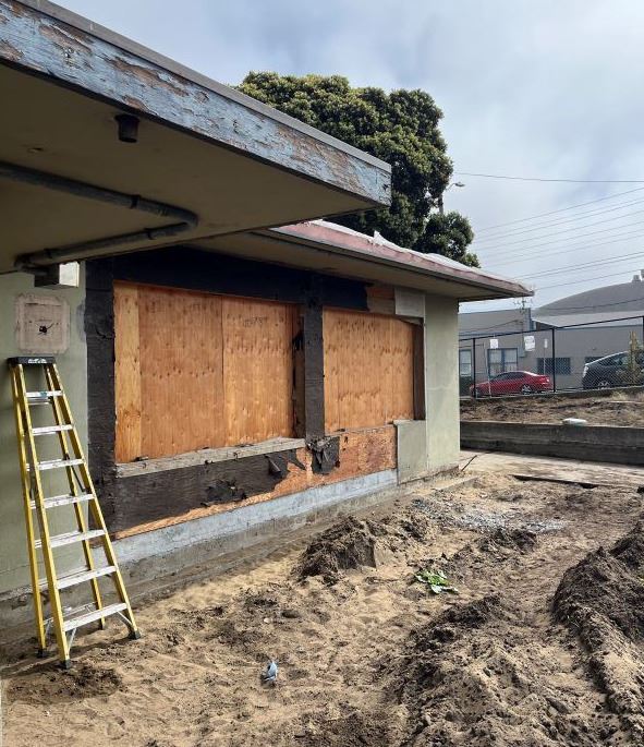 South Sunset Clubhouse construction July 2025