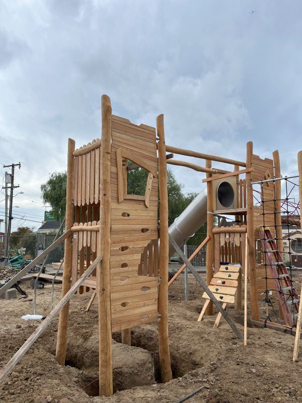Bernal Heights Playground construction October 2025 (2)