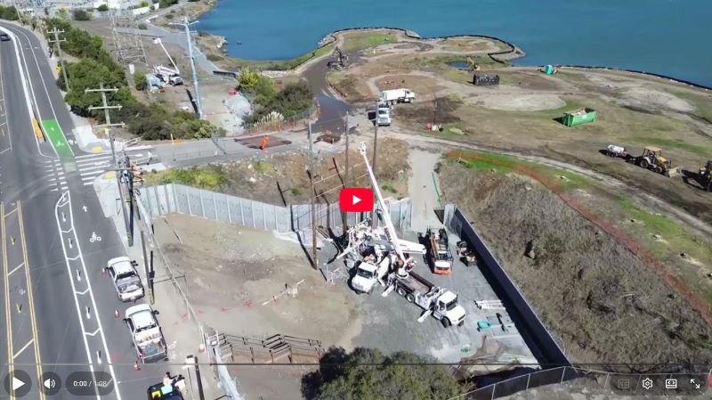 PGE Tower Removal at India Basin Shoreline Park