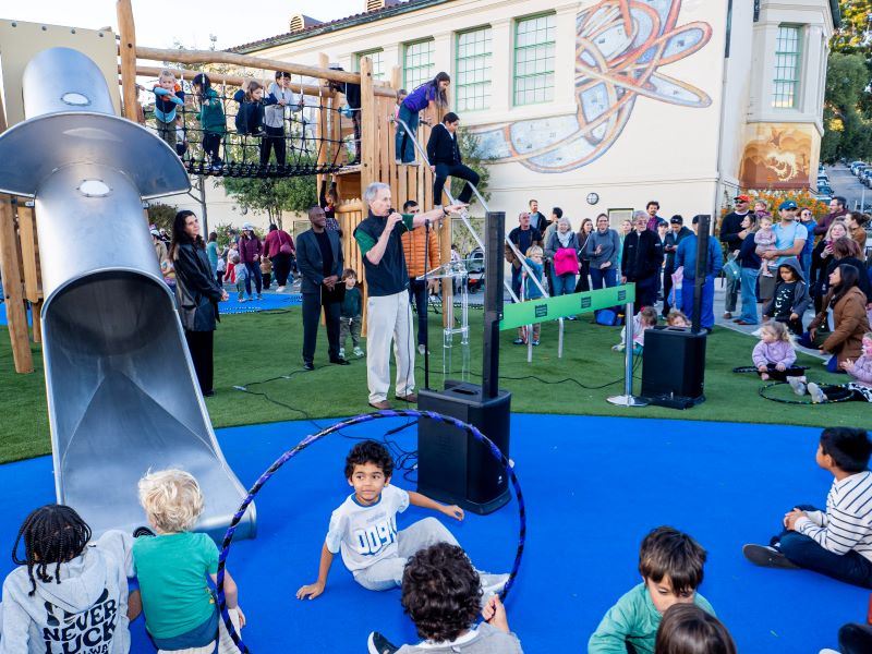 Bernal Heights Recreation Center Playground Ribbon Cutting_Image Courtesy KOMPAN_(60)
