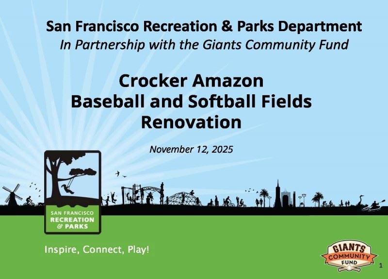 Crocker Amazon Ballfields - Public Presentation - Nov 12 2025