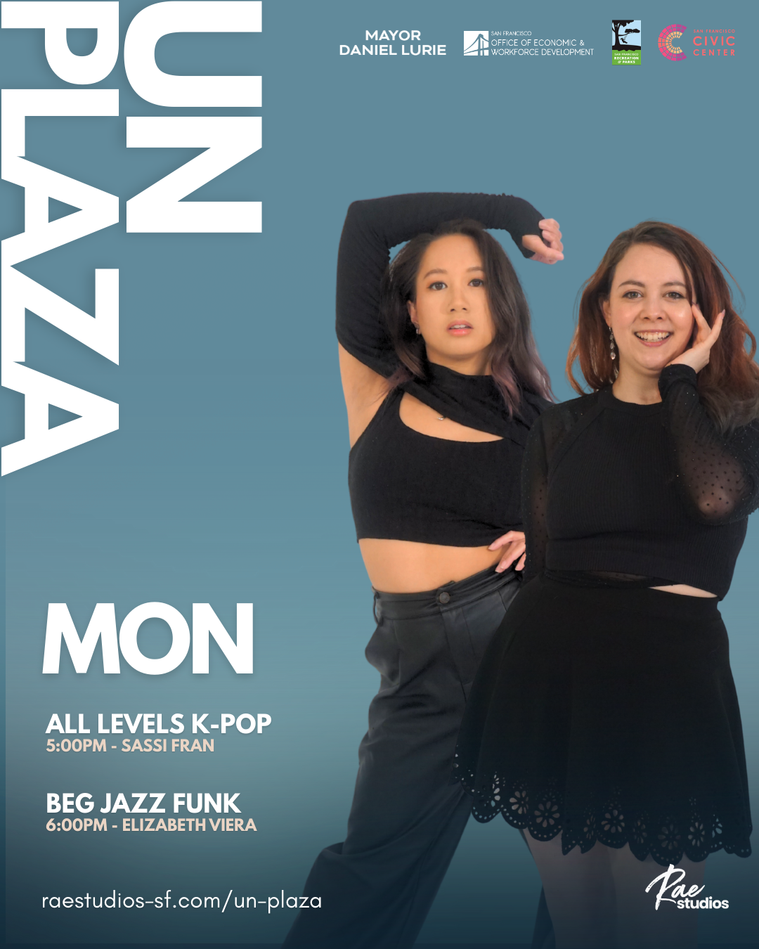 Rae Studios Free Fitness Classes 2026 Monday