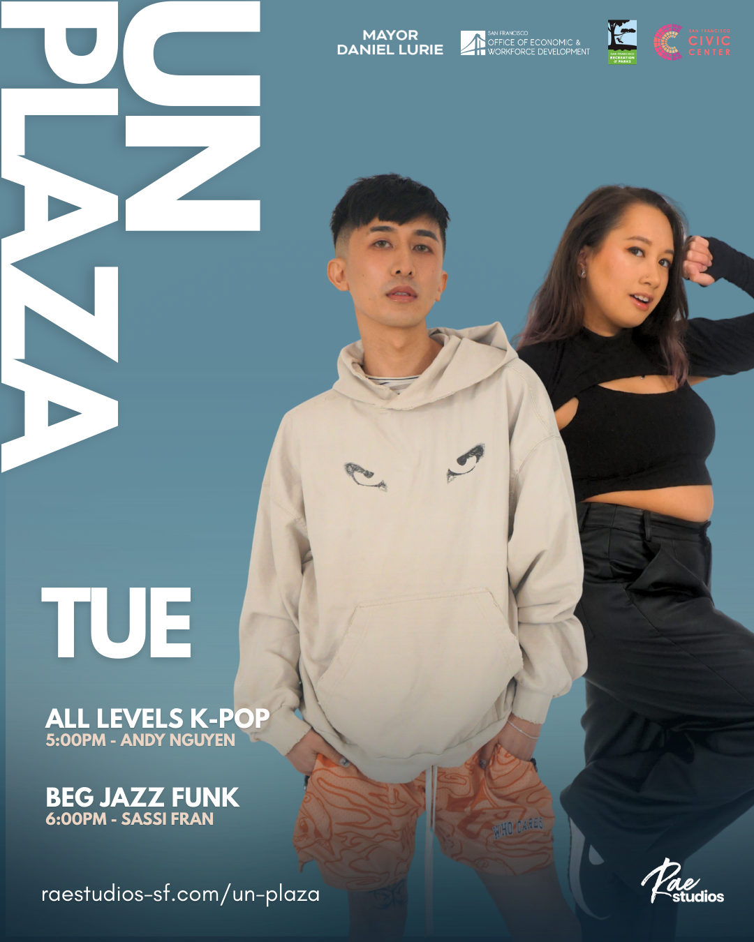 Rae Studios Free Fitness Classes 2026 Tuesday