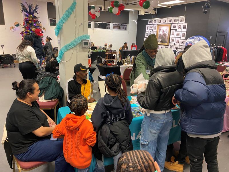 Buchanan construction January 2026 - Memory Walk artists