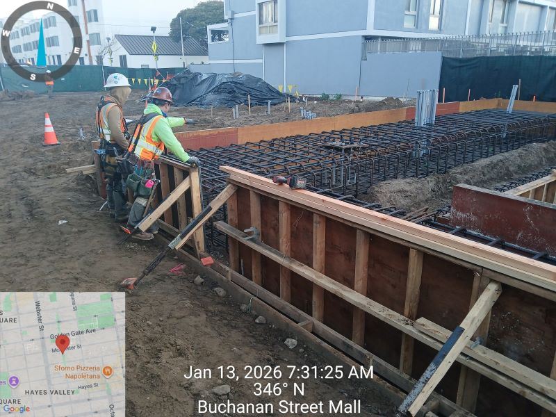 Buchanan construction January 2026 - 20260113_073125_P2_rebar and forms at stage