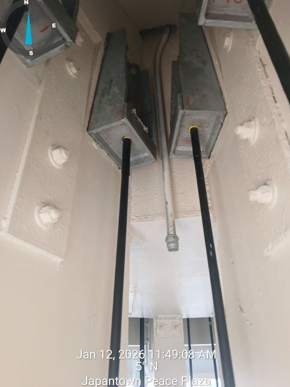 Japantown construction January 2026 - Pagoda roof brackets stl rods