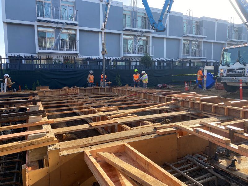 Buchanan construction February 2026_stage being poured