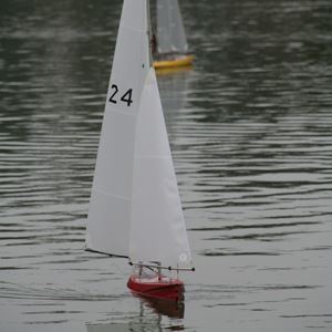 Toy boats on Spreckels Lake